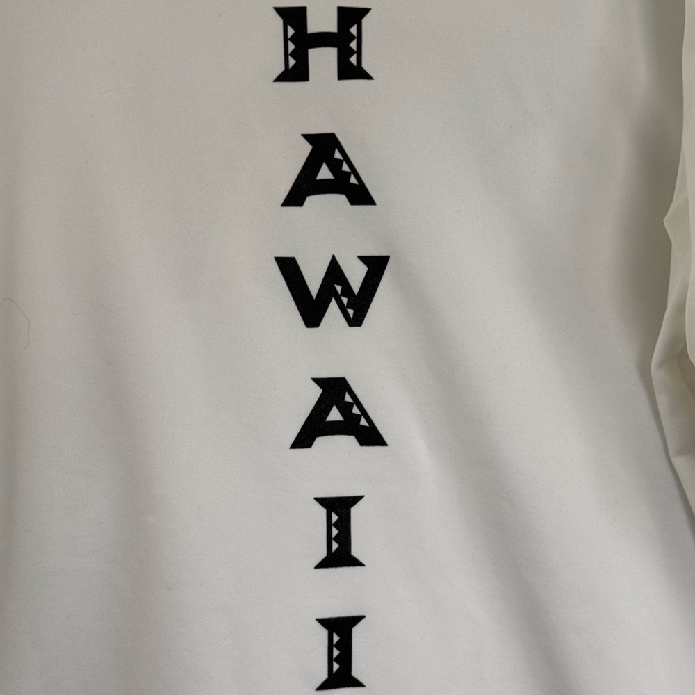 Under Armour University of Hawaii UH White Long Sleeve Shirt - Picture 5 of 8